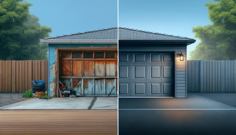 Garage door work in Austin