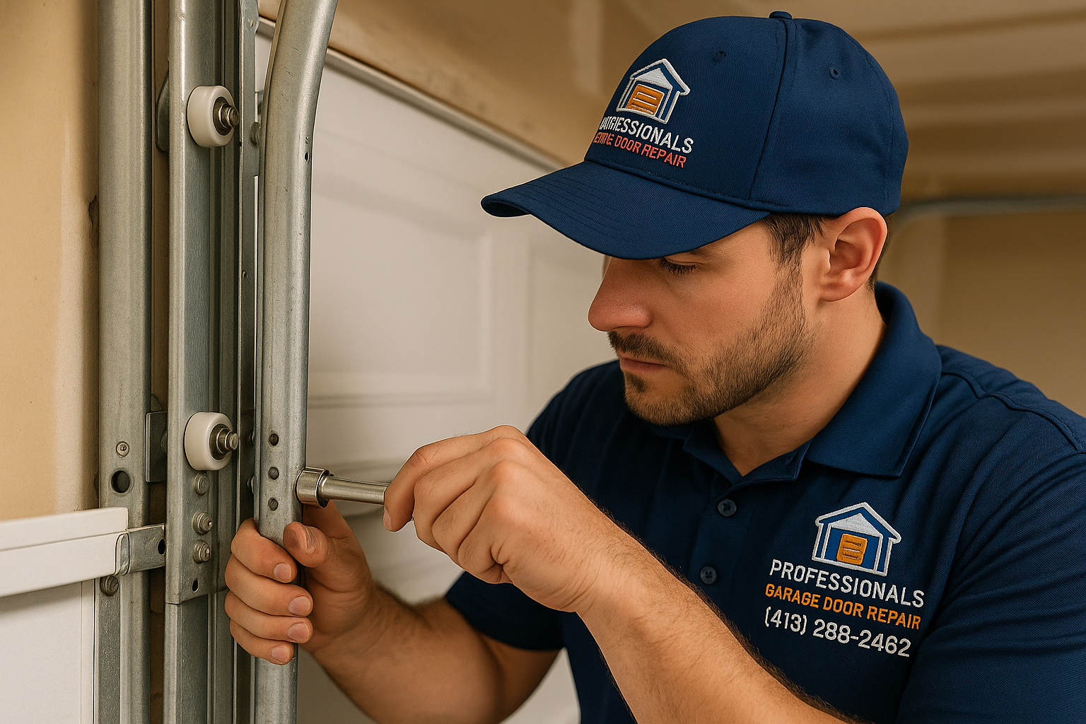 Garage Door Track Repair in Austin